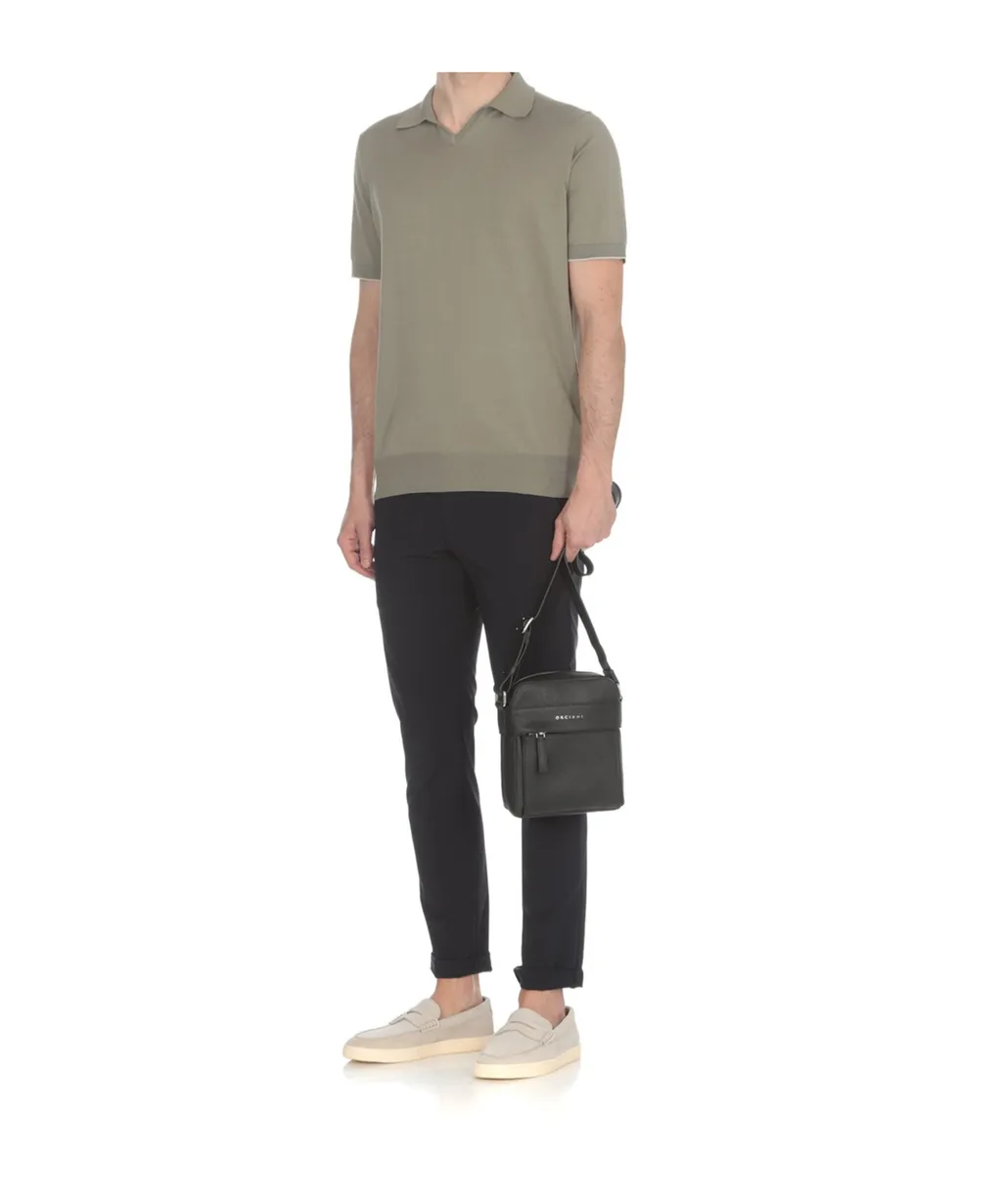 Mini Micron Logo Lettering Messenger Bag