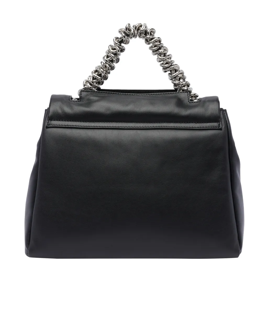 Medium Sveva Logo Lettering Tote Bag
