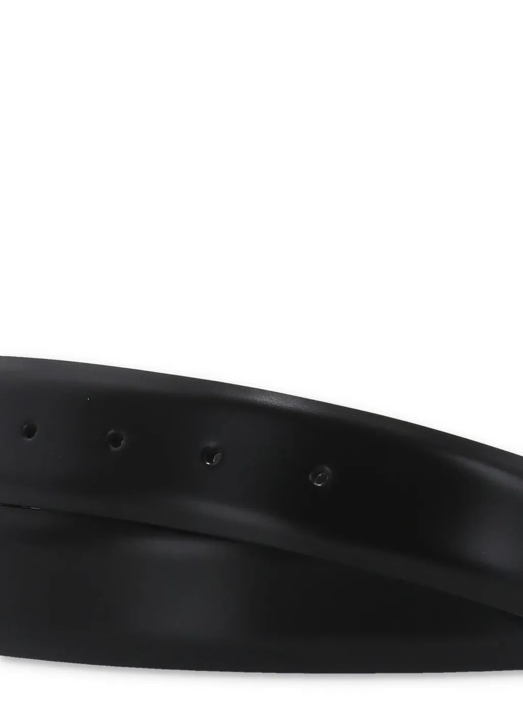 Buckle-Fastening Leather Belt