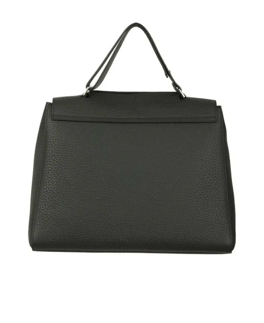 Logo Lettering Foldover-Top Tote Bag