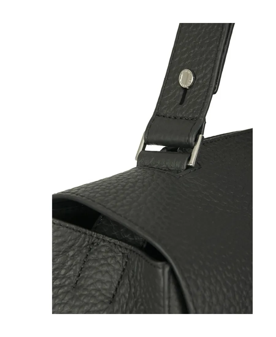 Logo Lettering Foldover-Top Tote Bag