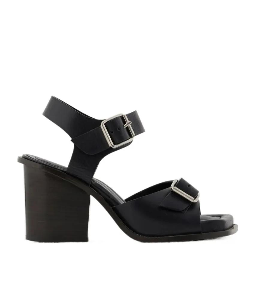 80Mm Leather Sandals