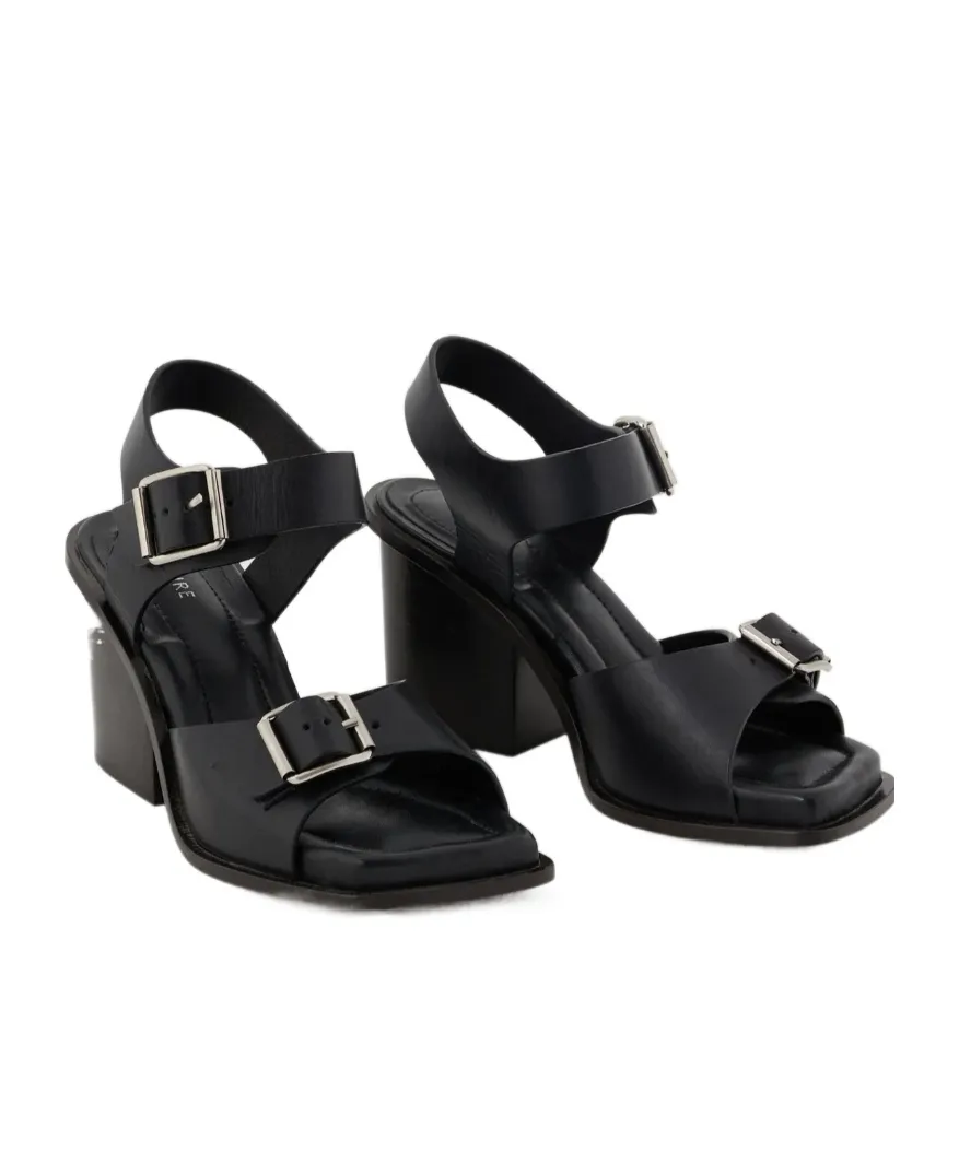80Mm Leather Sandals