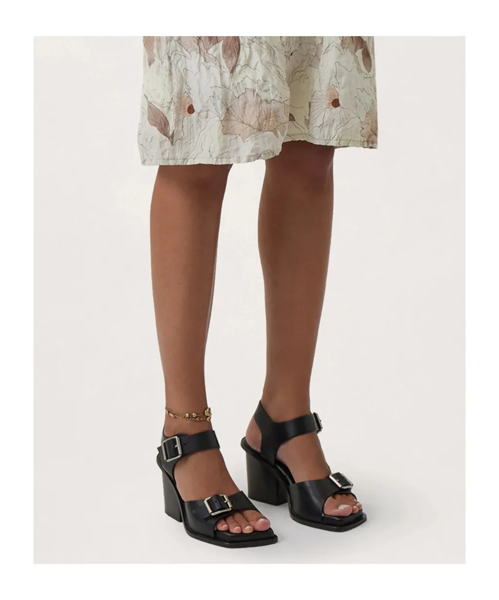 80Mm Leather Sandals