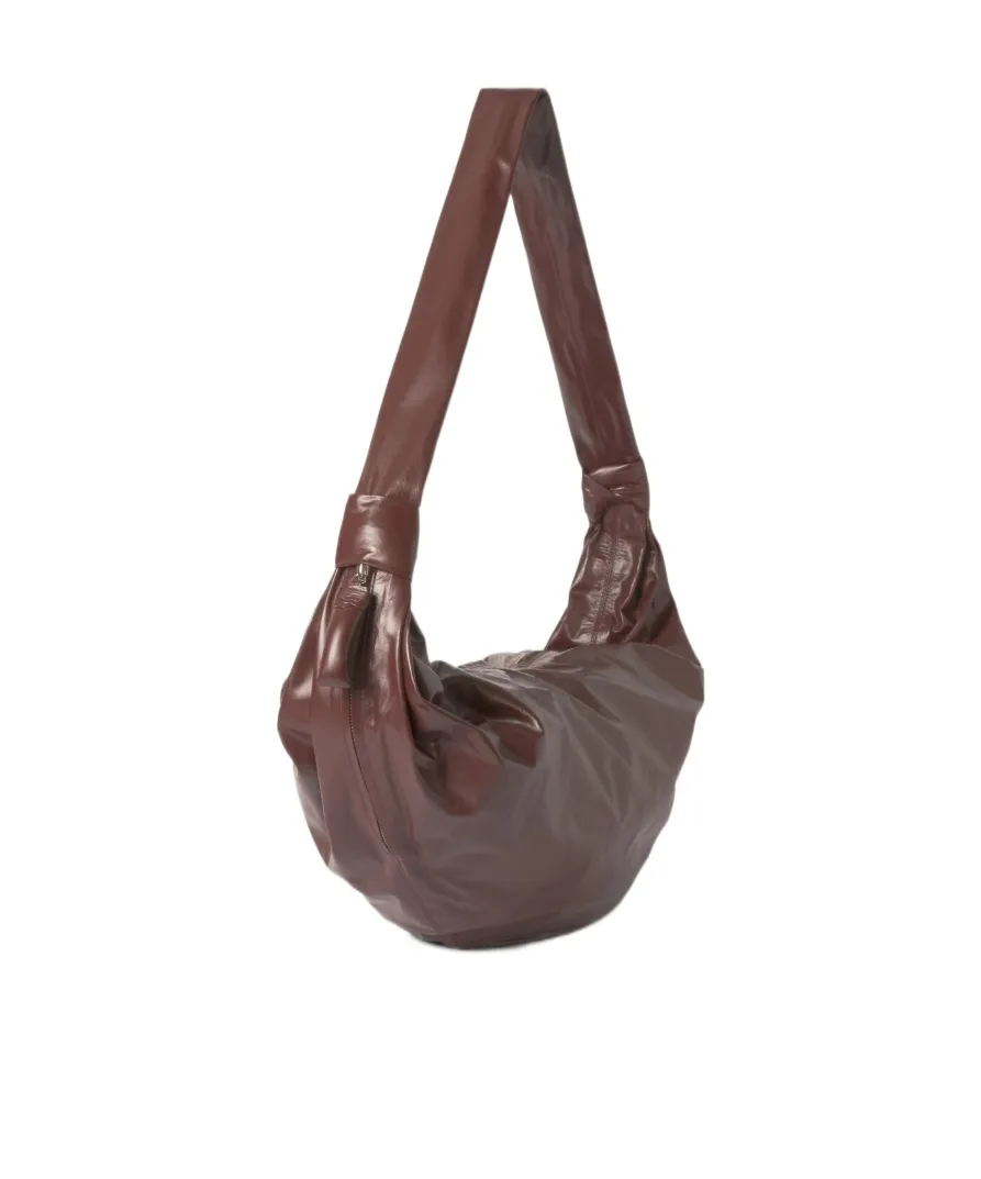 Croissant Leather Shoulder Bag