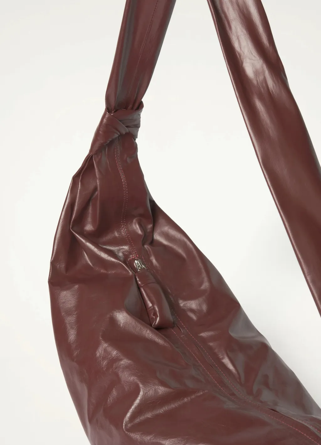 Croissant Leather Shoulder Bag