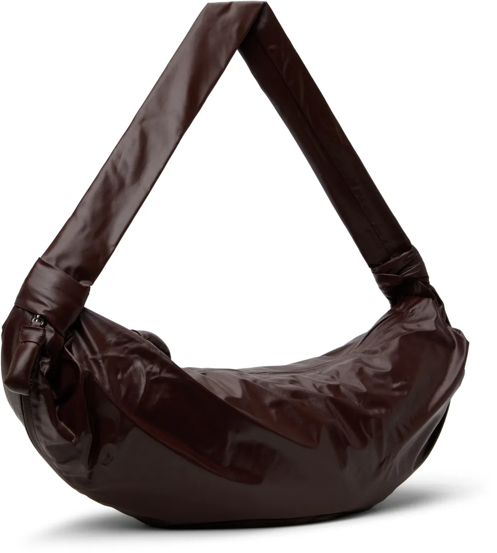 Croissant Leather Shoulder Bag