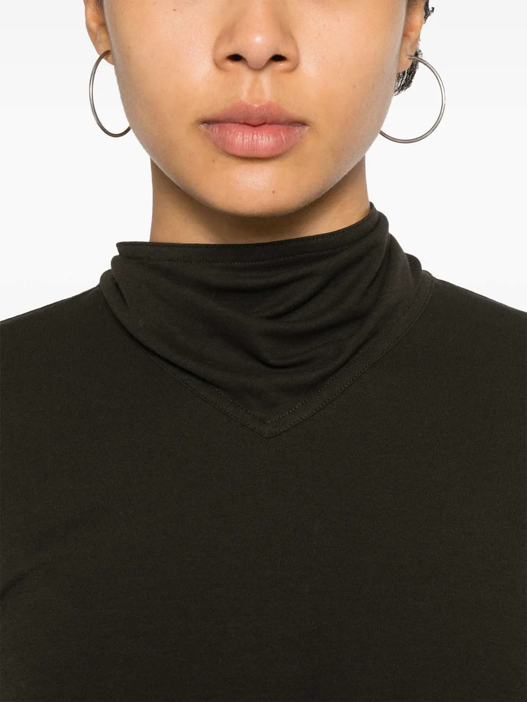 Long-Sleeved Knitted Jumper