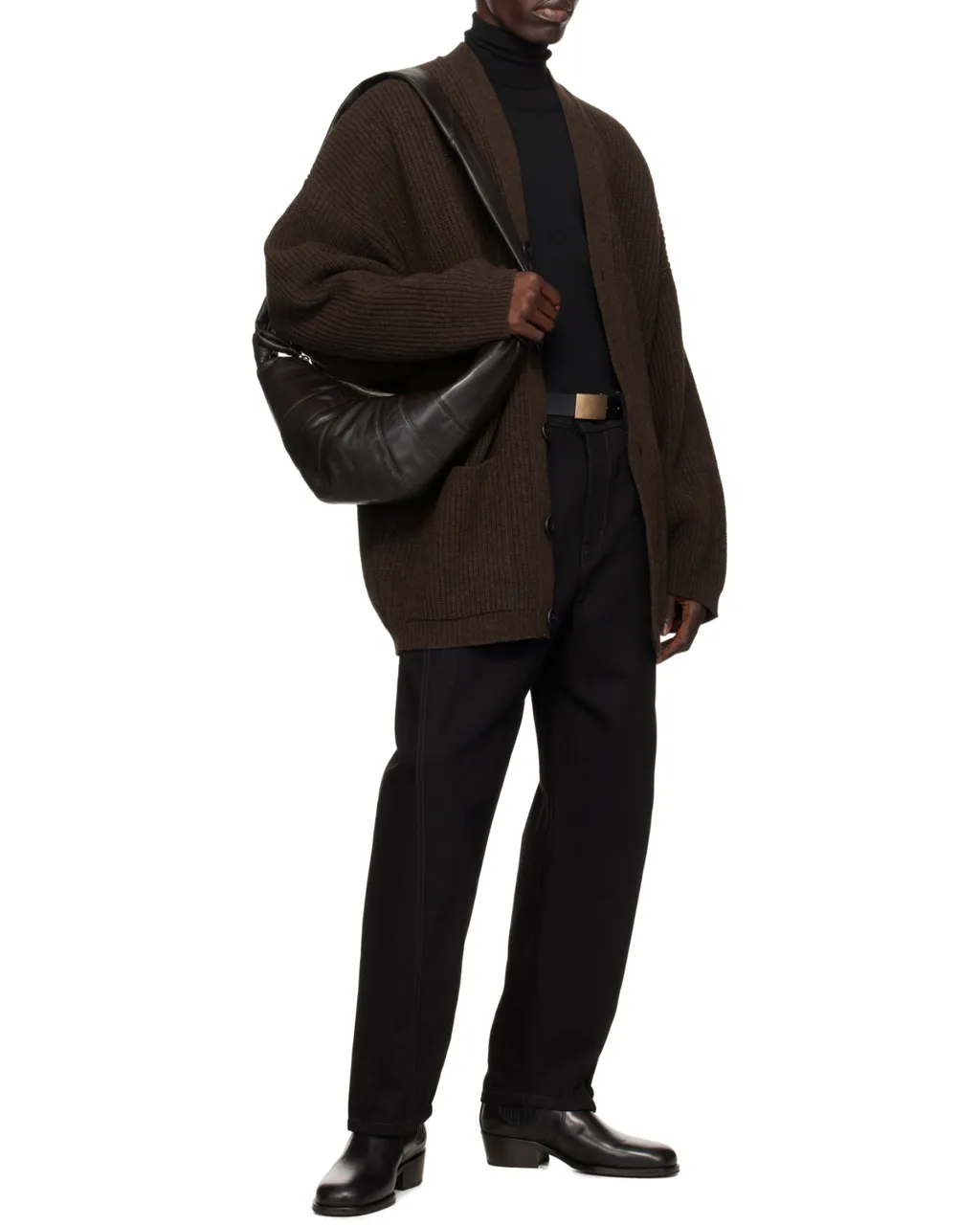V-Neck Knitted Buttoned Cardigan