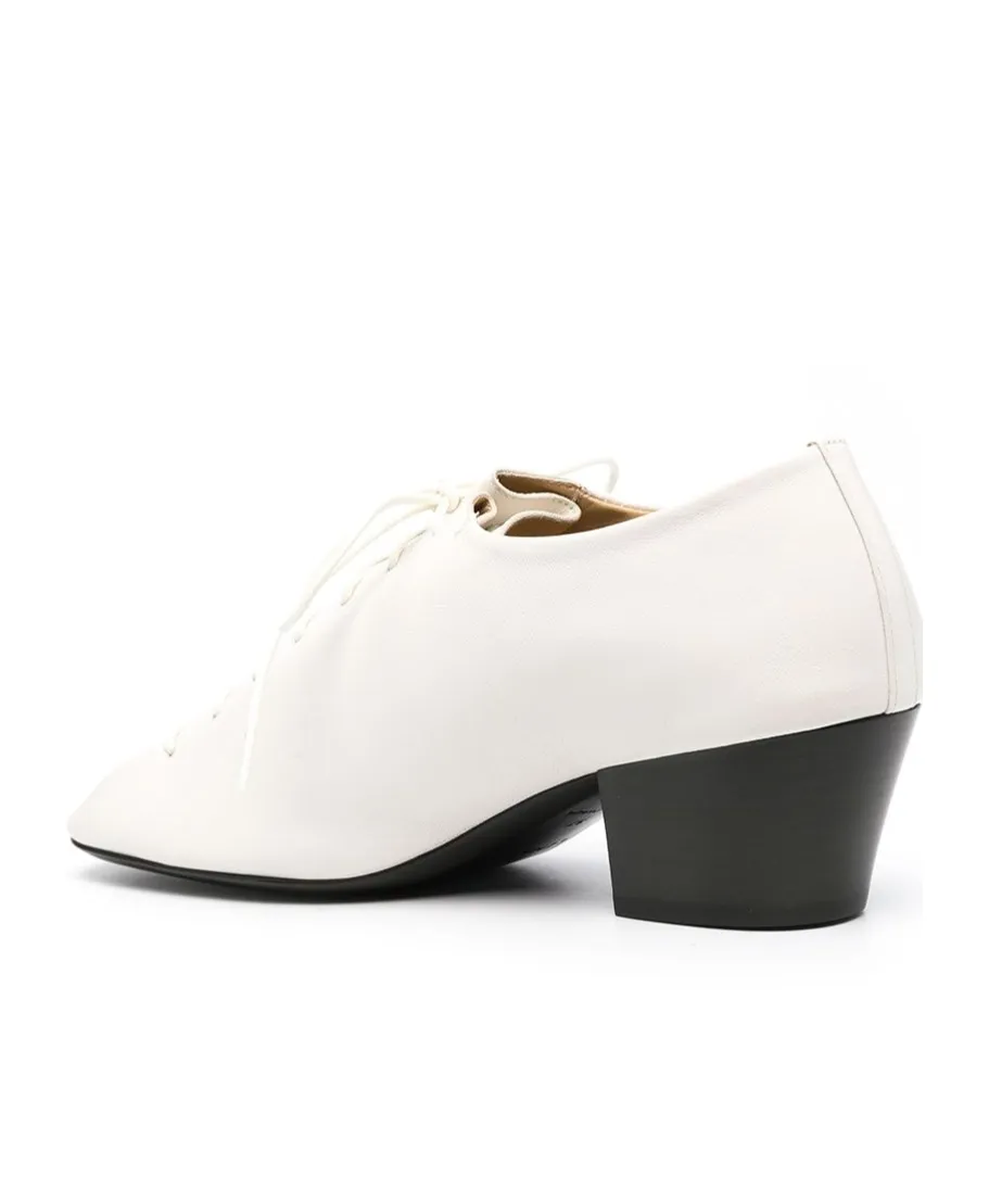 Lace-Up Tapered Heel Pumps