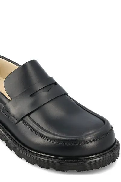 Round-Toe Slip-On Loafers