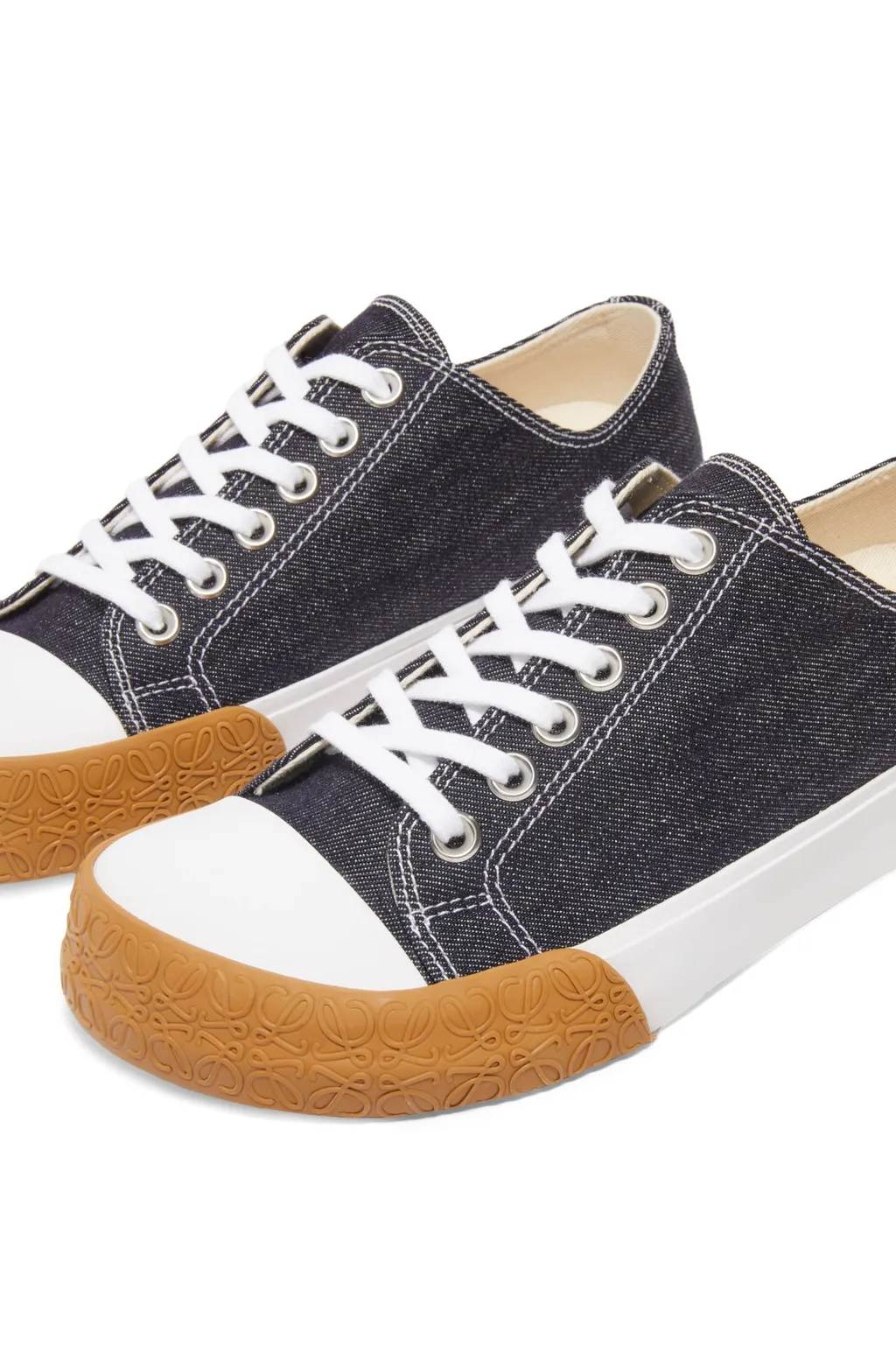 Bloc Sneaker In Denim