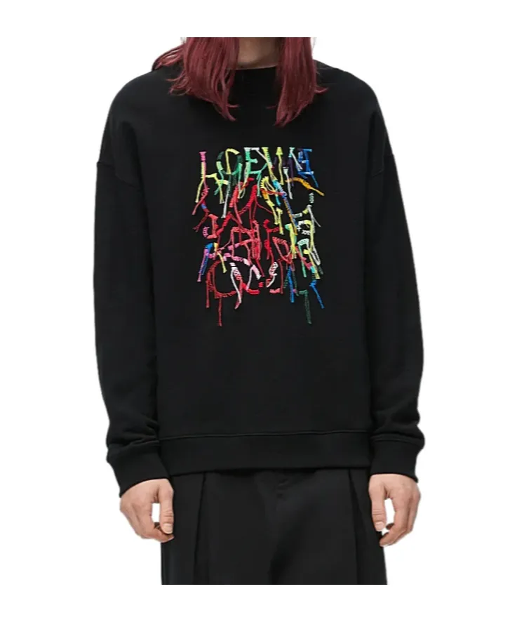 Logo Embroidered Crewneck Sweatshirt