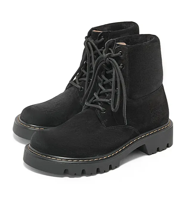 Sierra Combat Ankle Boot In Suede
