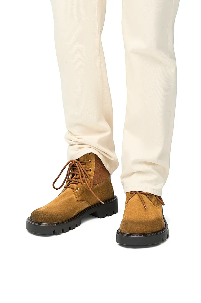 Sierra Combat Ankle Boots