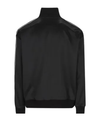 Logo Embroidered Zip-Up Jacket