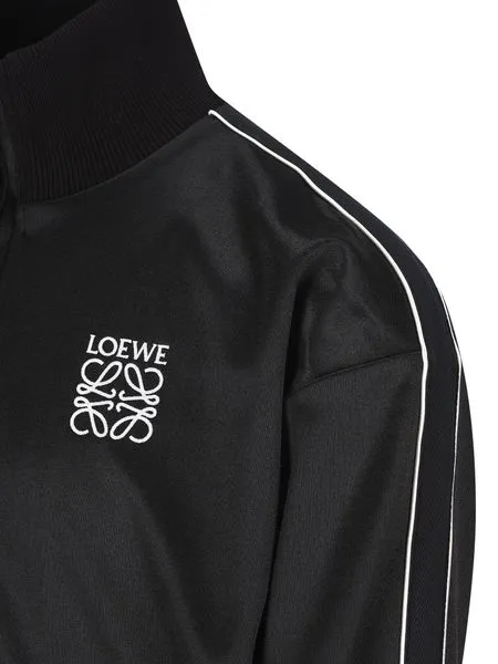 Logo Embroidered Zip-Up Jacket