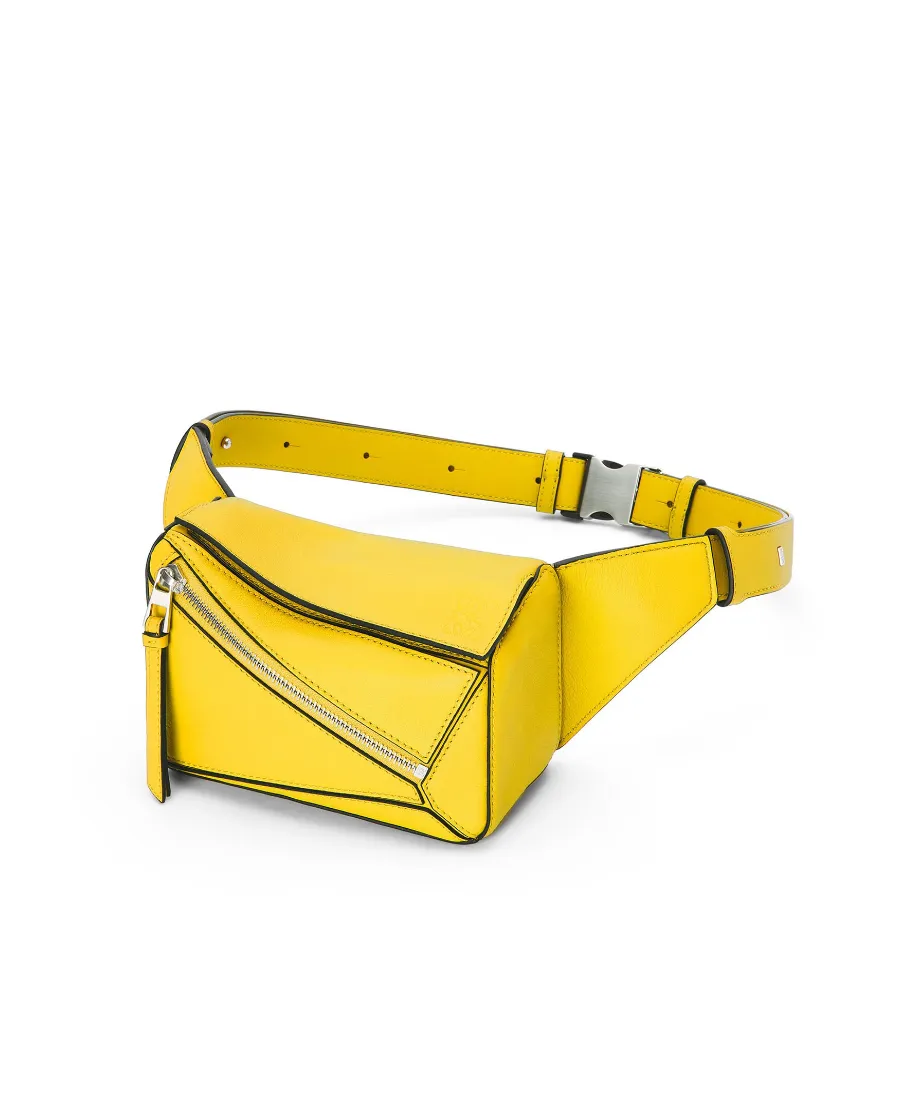 Mini Puzzle Bumbag In Classic Calfskin