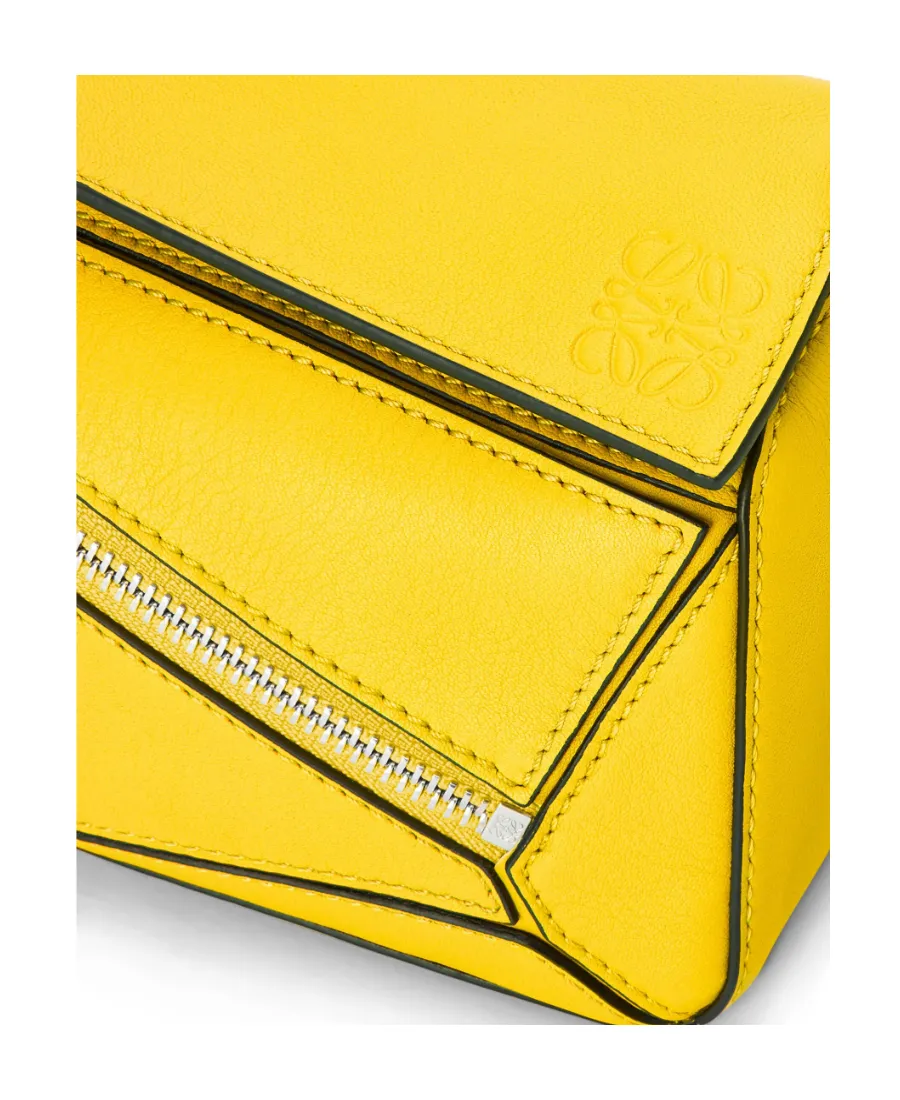 Mini Puzzle Bumbag In Classic Calfskin