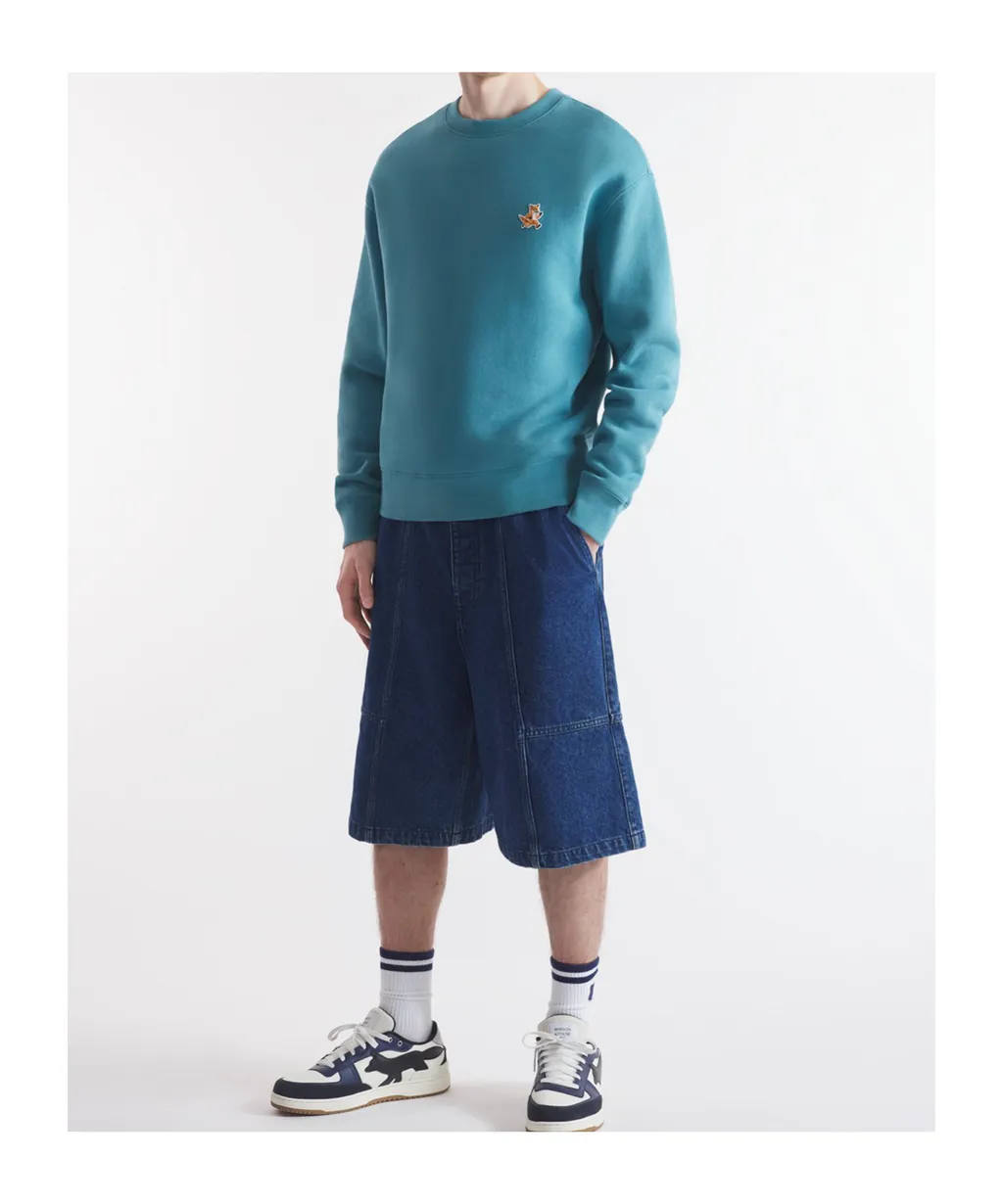 Speedy Fox Patch Crewneck Sweatshirt