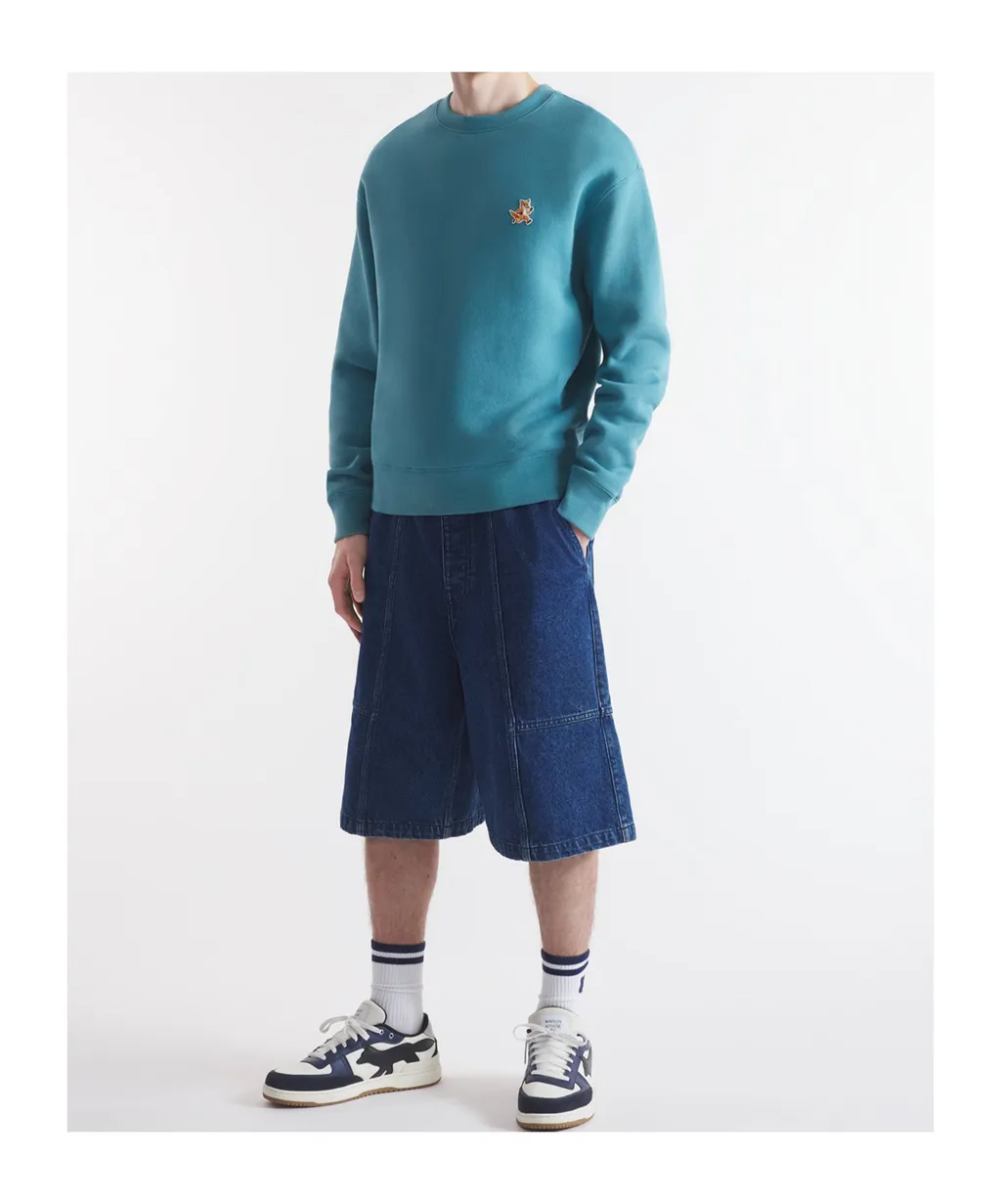 Speedy Fox Patch Crewneck Sweatshirt