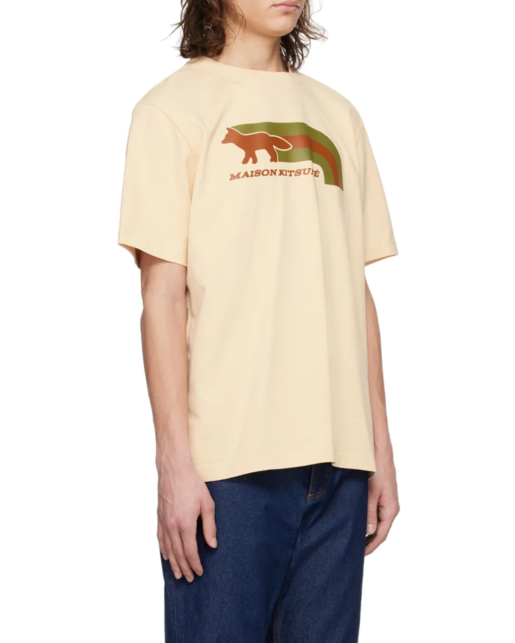 Round Collar Printed T-Shirt