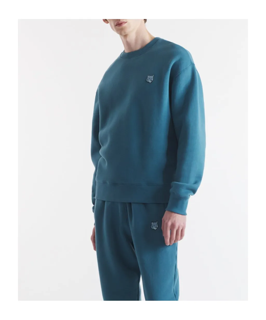 Fox Head Patch Crewneck Sweatshirt