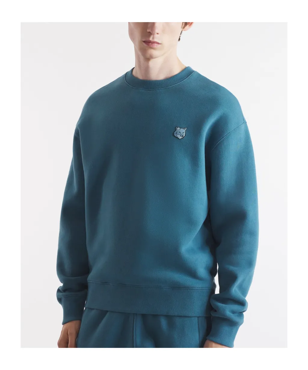 Fox Head Patch Crewneck Sweatshirt