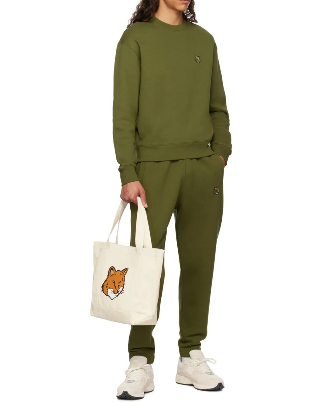 Signature Fox Motif Track Pants