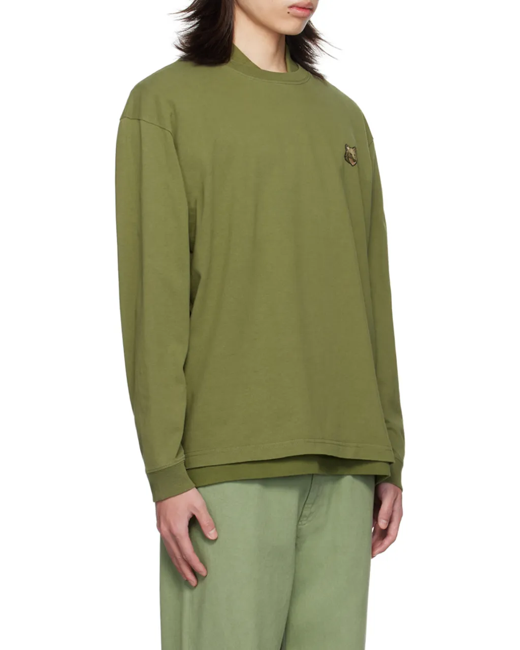 Fox Head Appliqué Sweatshirt
