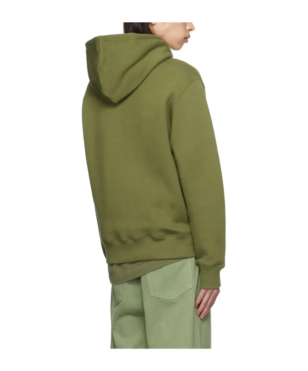 Bold Fox Head Patch Drawstring Hoodie
