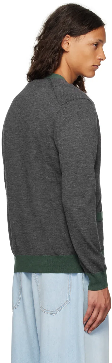 Bold Fox Head Patch Cardigan