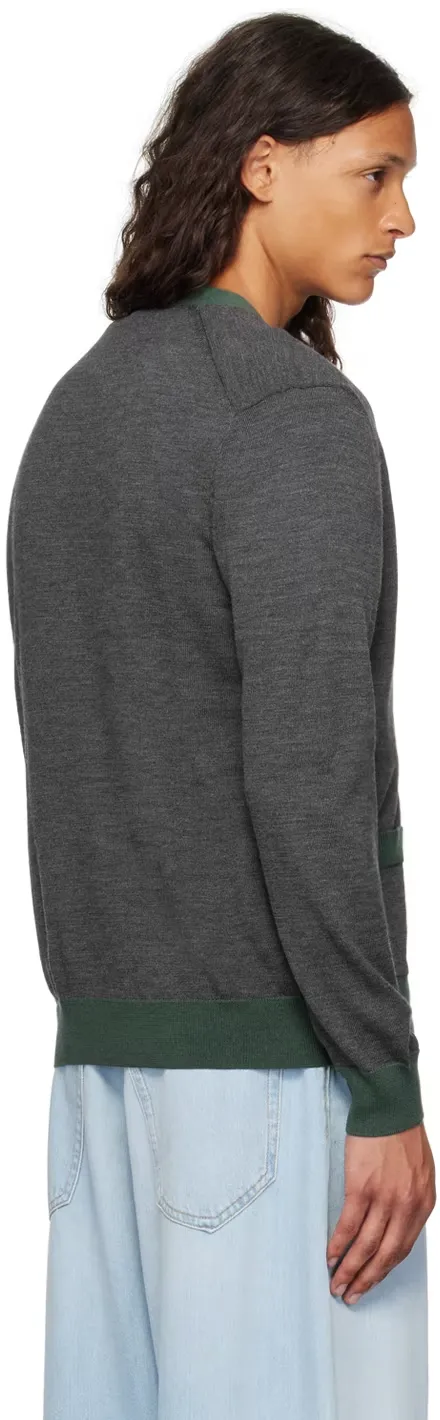 Bold Fox Head Patch Cardigan