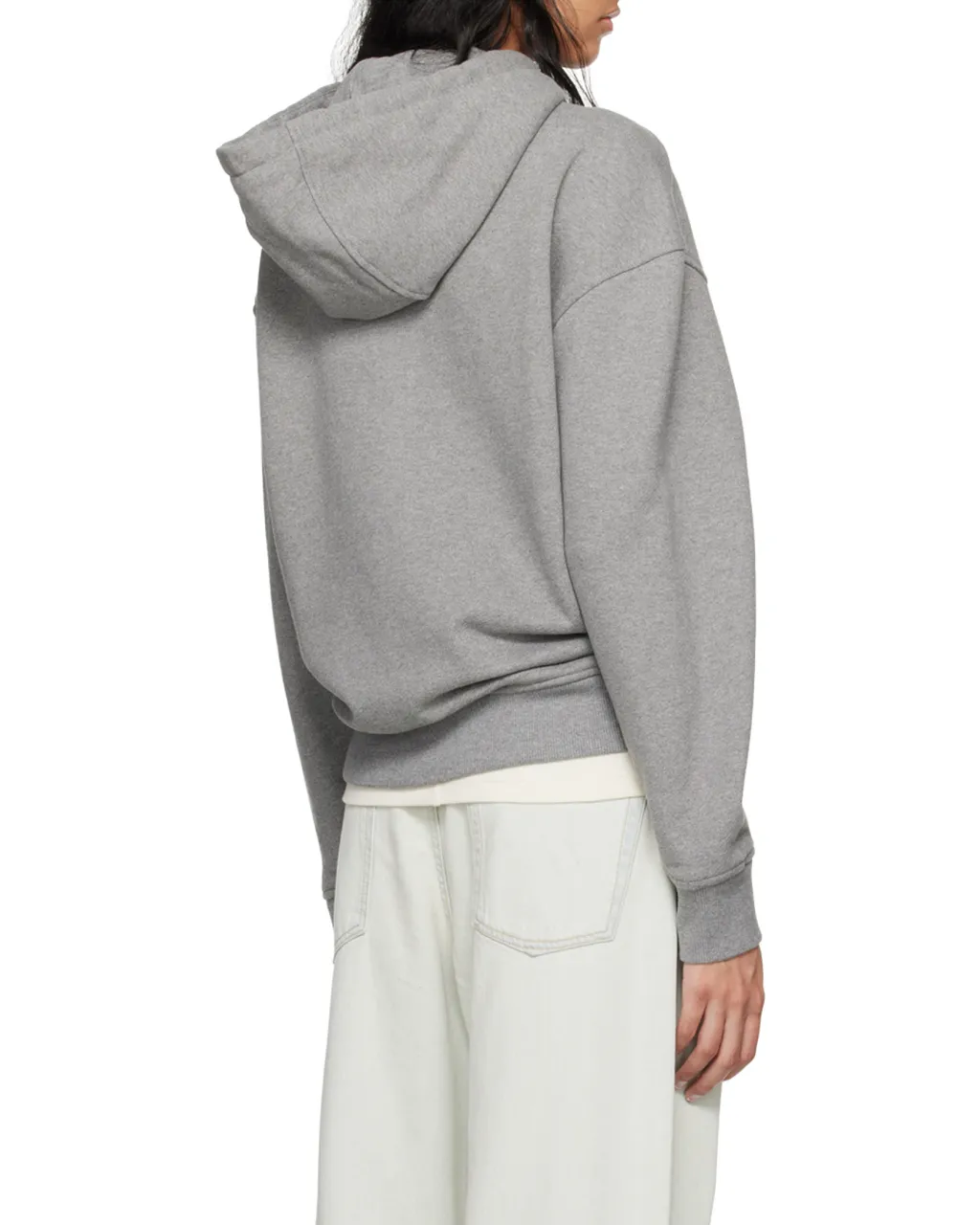 Logo Patch Drawstring Hoodie