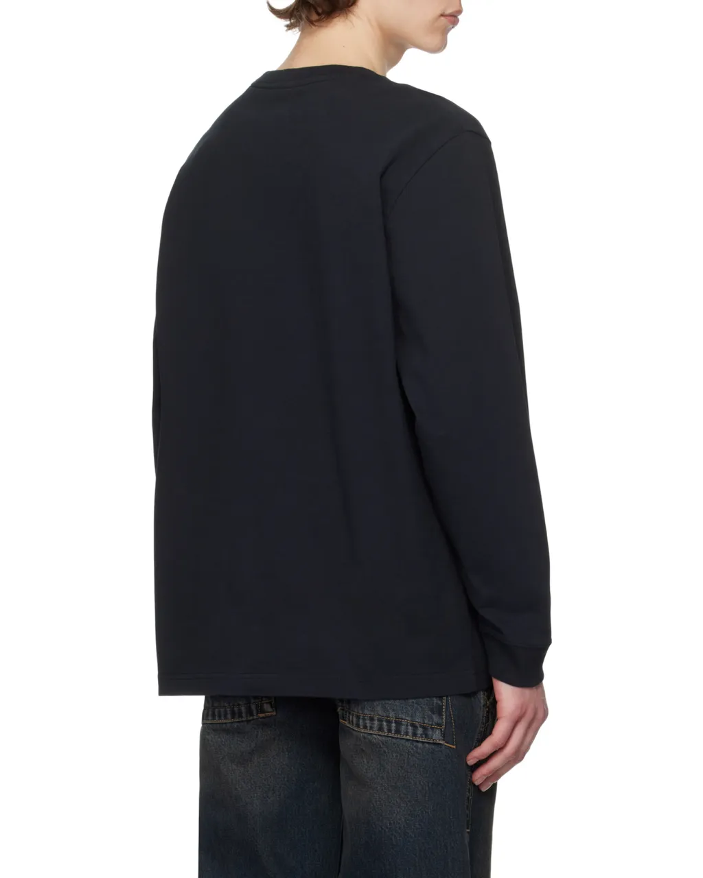 Bold Fox Head Patch Long-Sleeved T-Shirt
