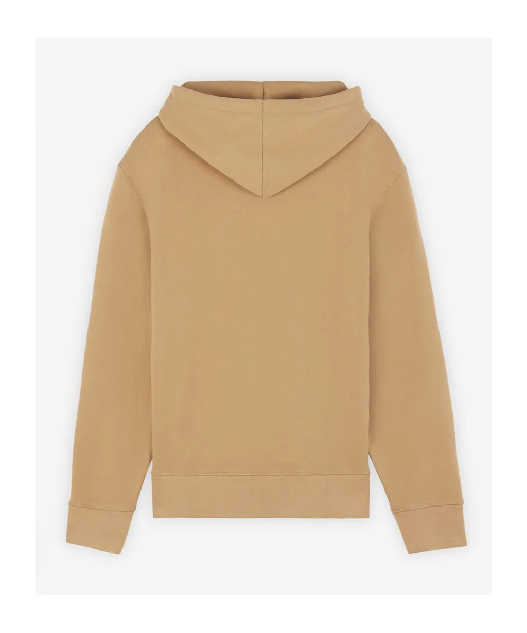 Bold Fox Head Patch Drawstring Hoodie