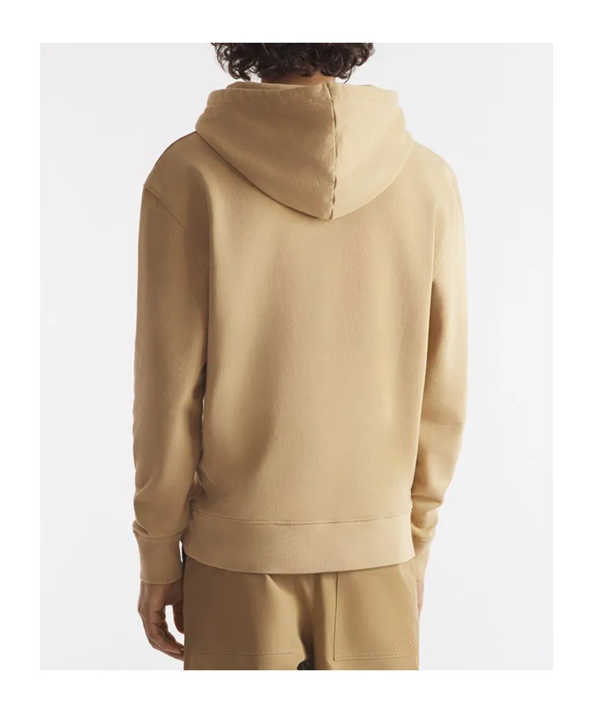 Bold Fox Head Patch Drawstring Hoodie