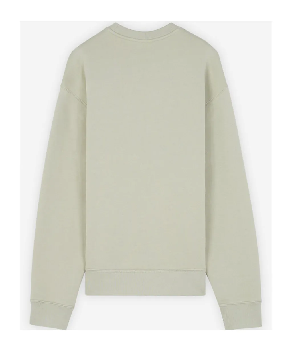 Bold Fox Head Patch Crewneck Sweatshirt