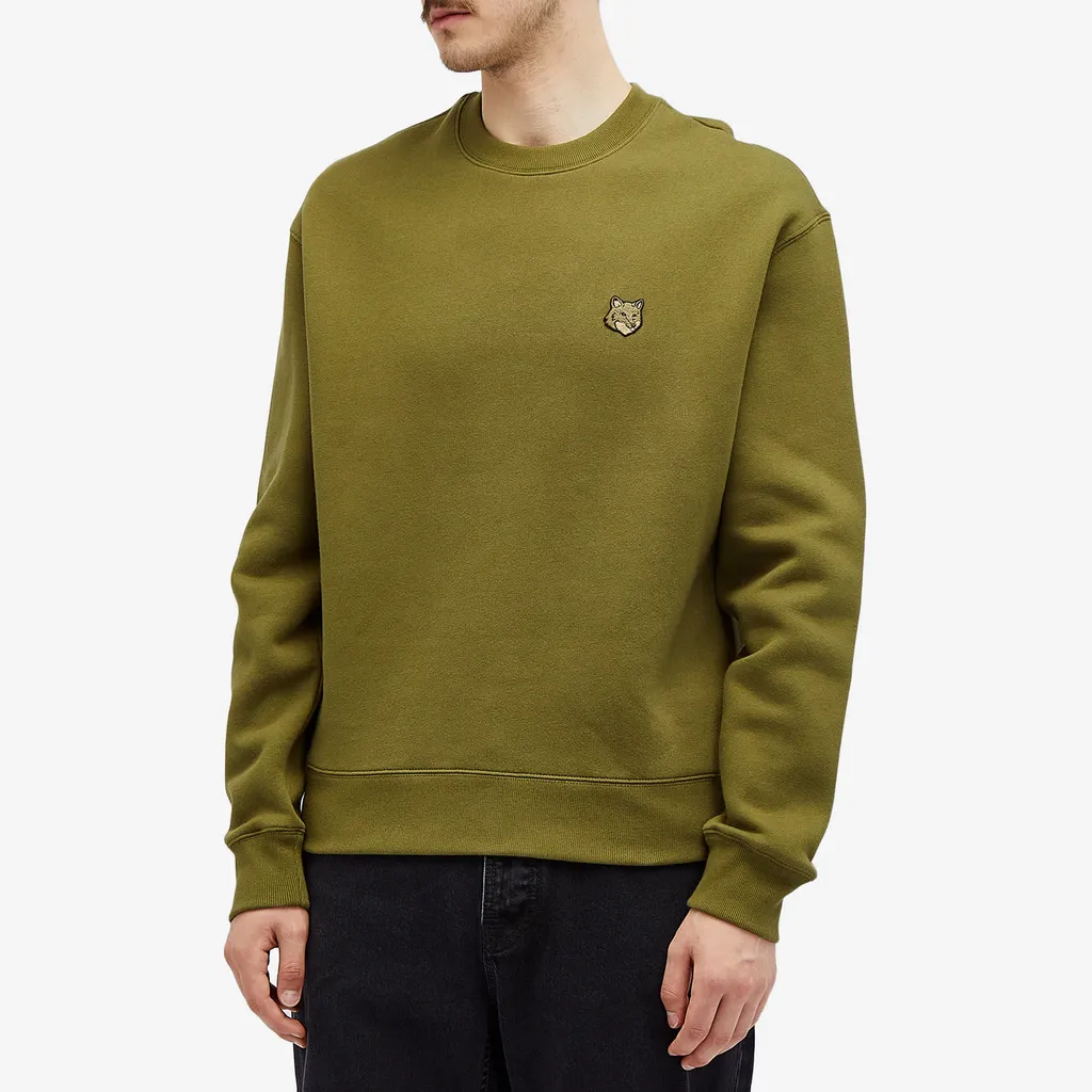 Fox Head Patch Crewneck Sweatshirt