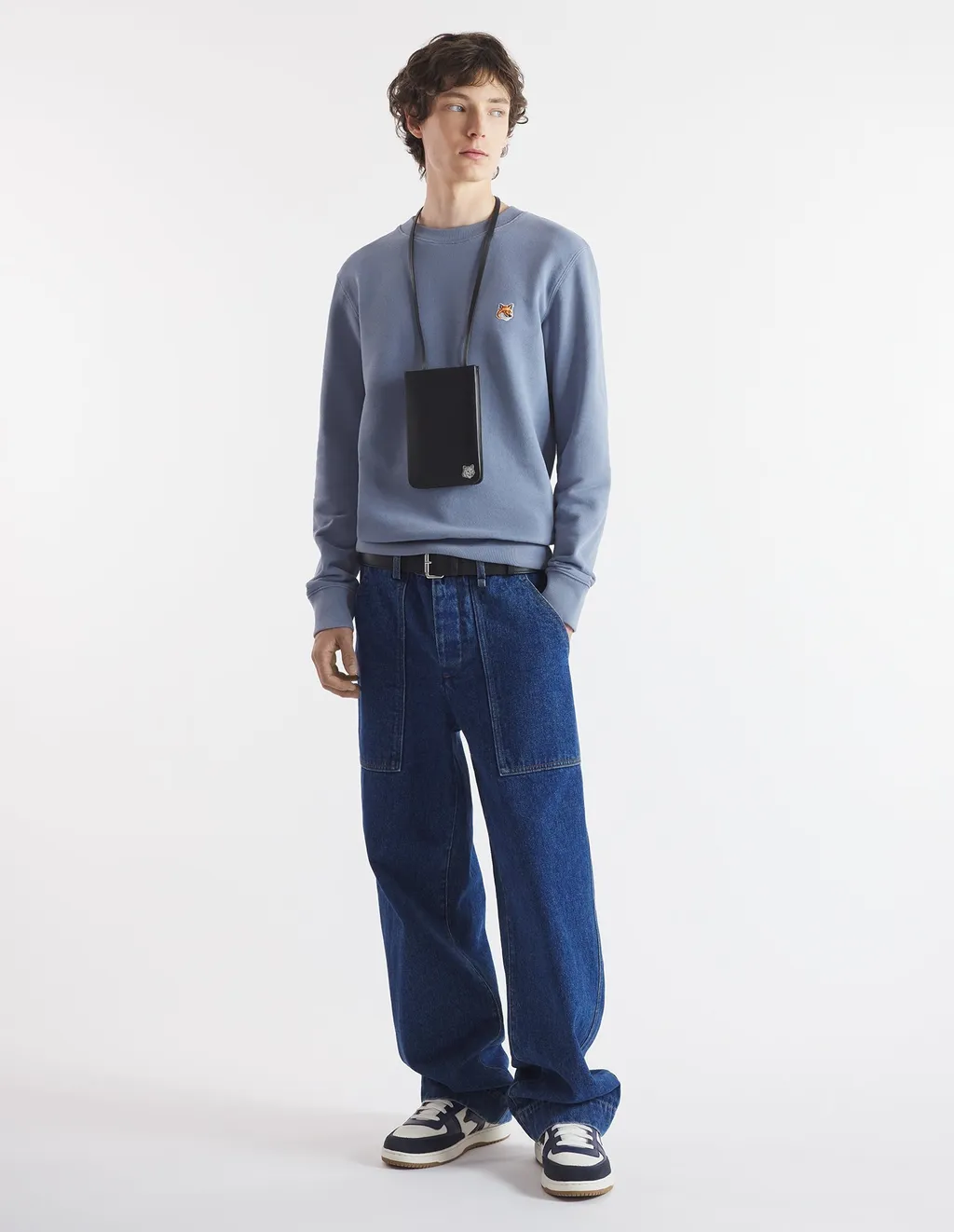 Fox Head Patch Crewneck Sweatshirt