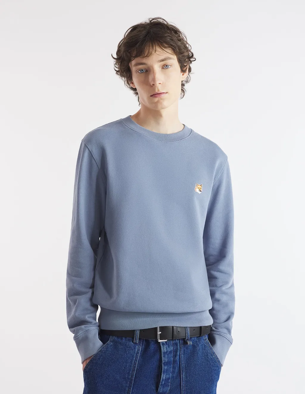Fox Head Patch Crewneck Sweatshirt
