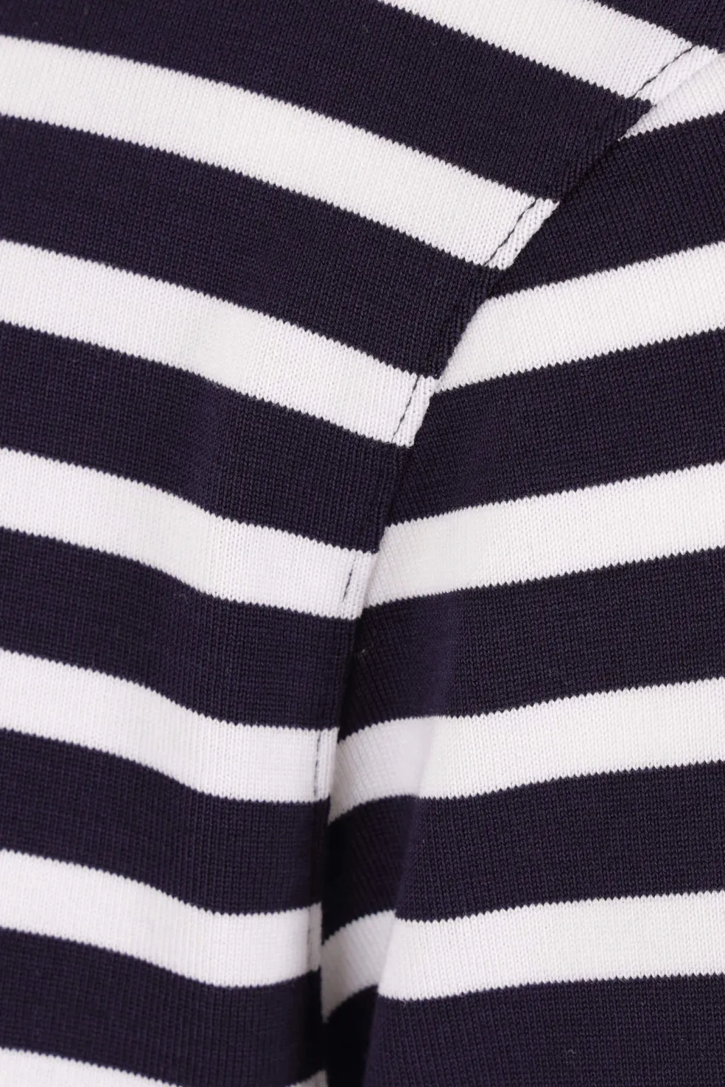 Bold Fox Head Patch Striped T-Shirt