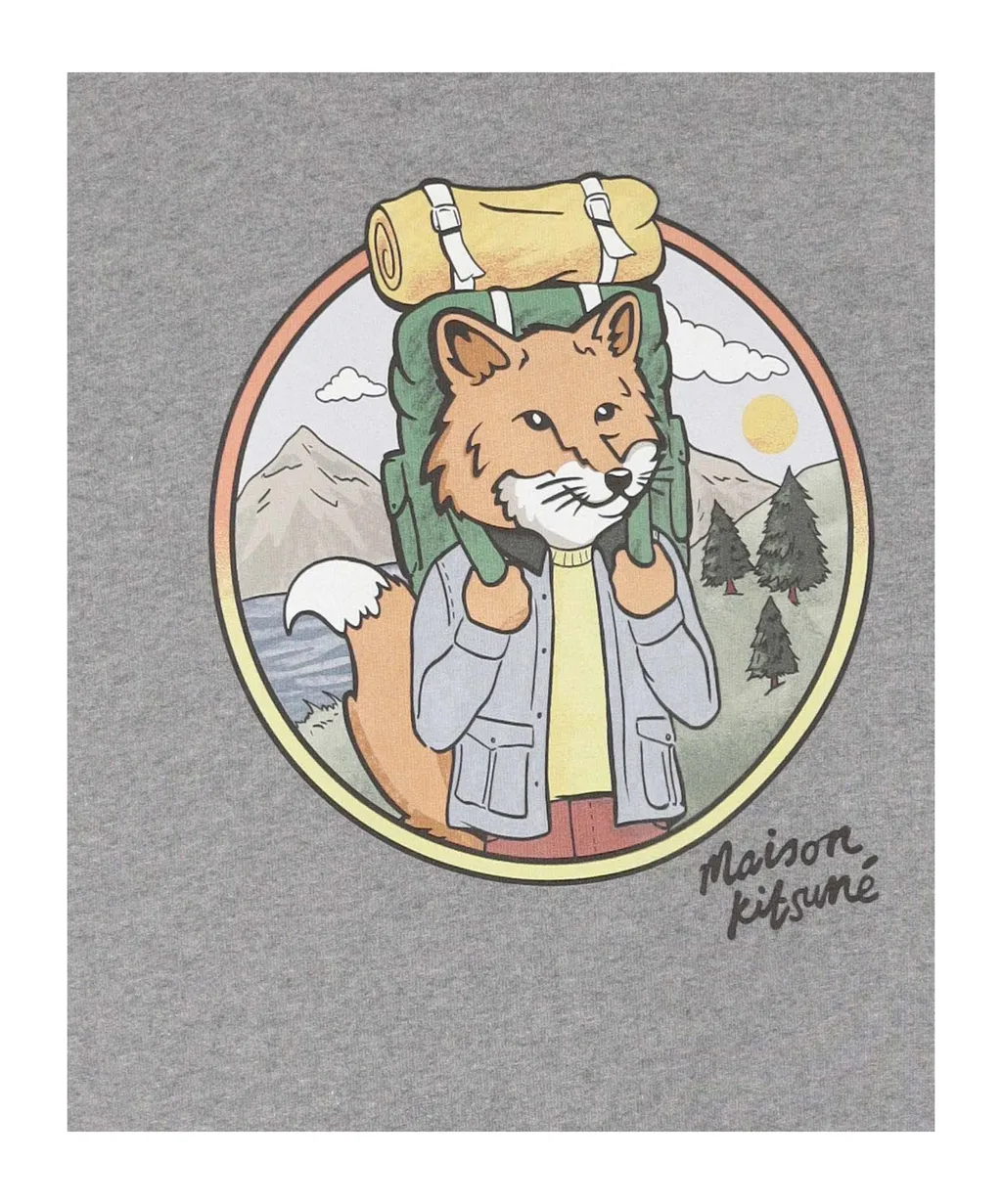 Fox Printed Crewneck Sweatshirt