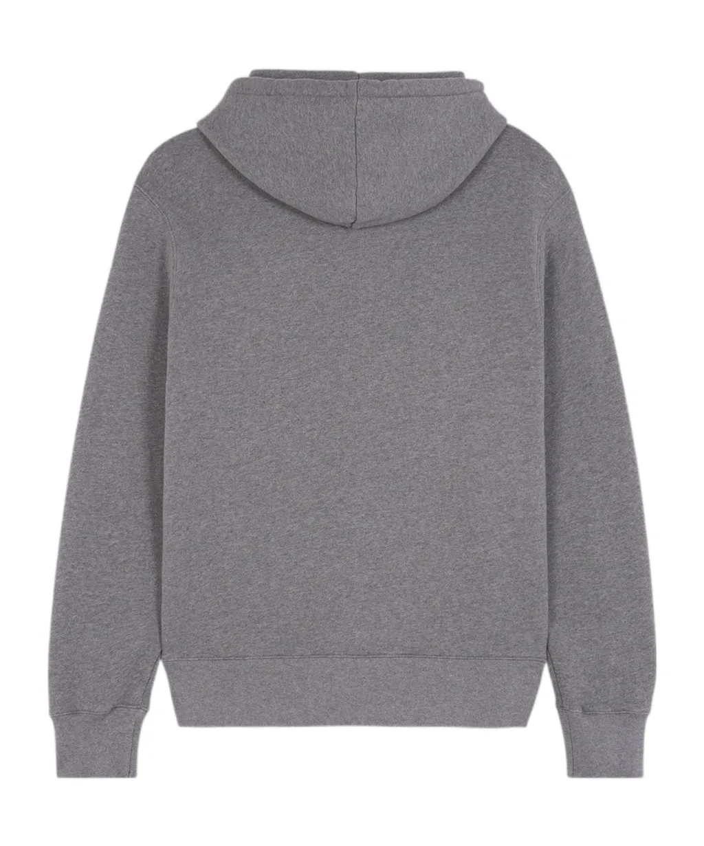 Bold Fox Head Patch Drawstring Hoodie