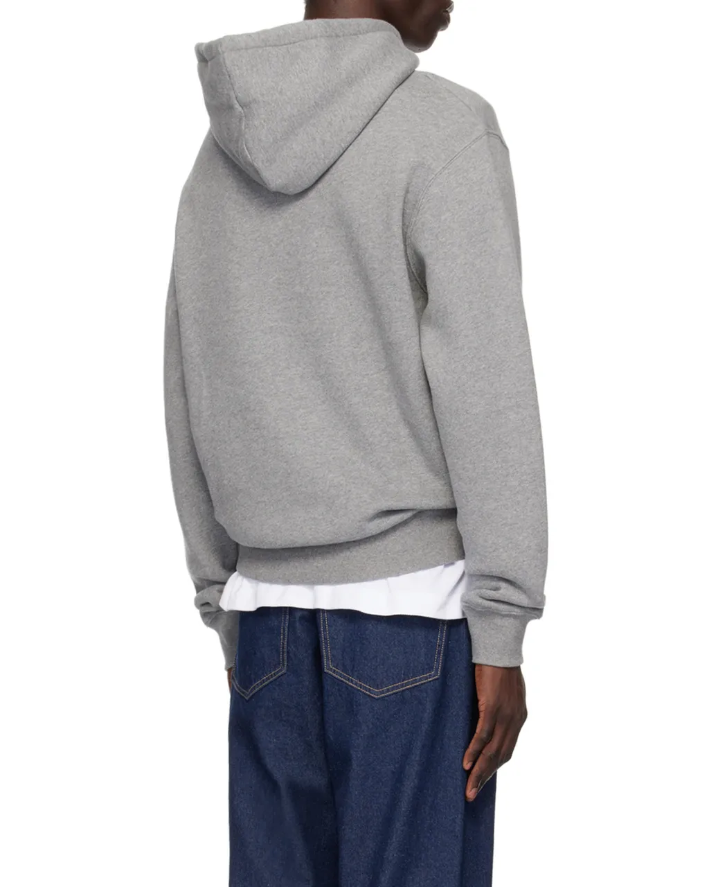 Bold Fox Head Patch Drawstring Hoodie