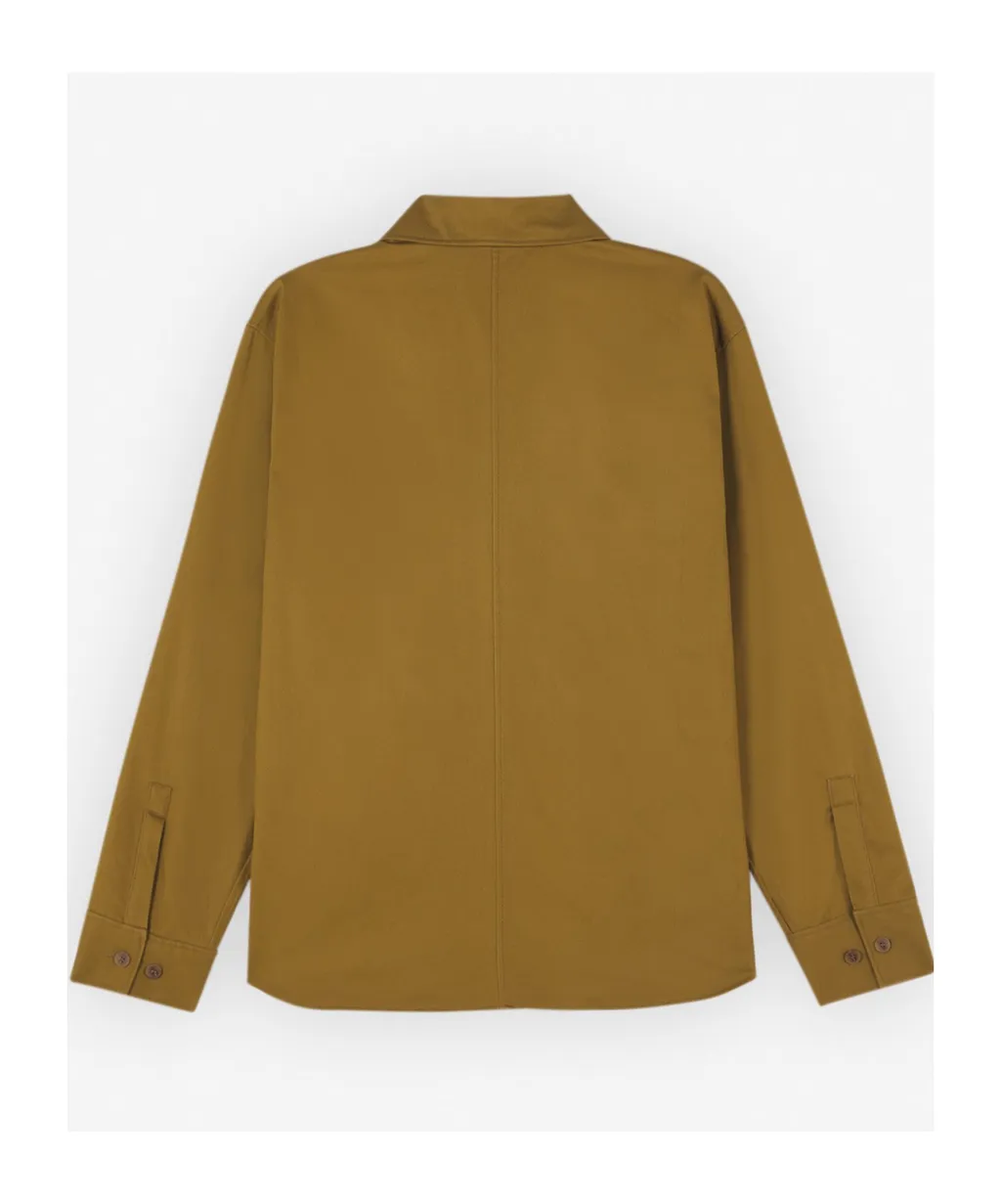 Logo-Embroidered Cotton Shirt