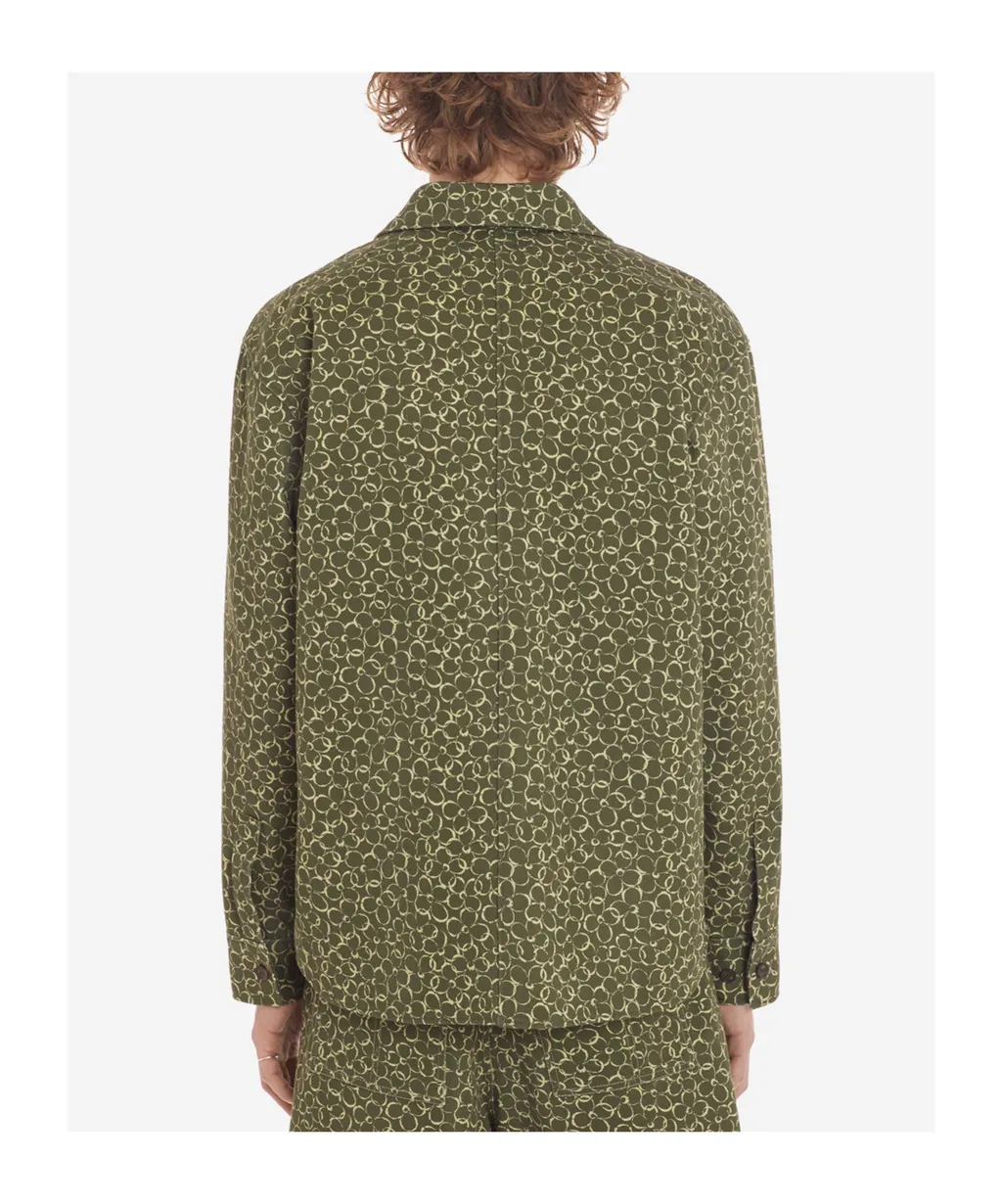Allover Floral Printed Overshirt