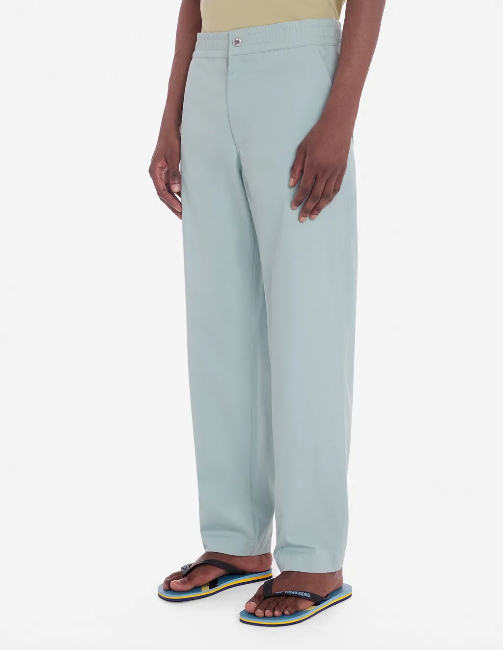 Logo Embroidered Straight-Leg Trousers