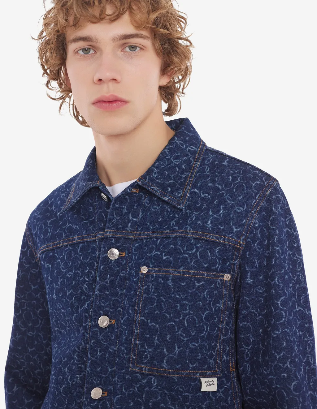 Buttoned Denim Jacket