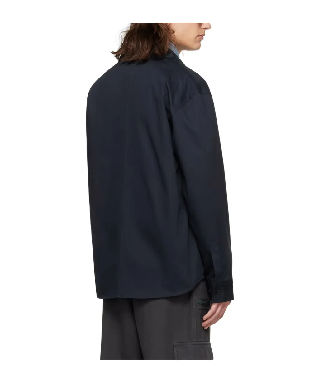 Logo-Embroidered Cotton Shirt